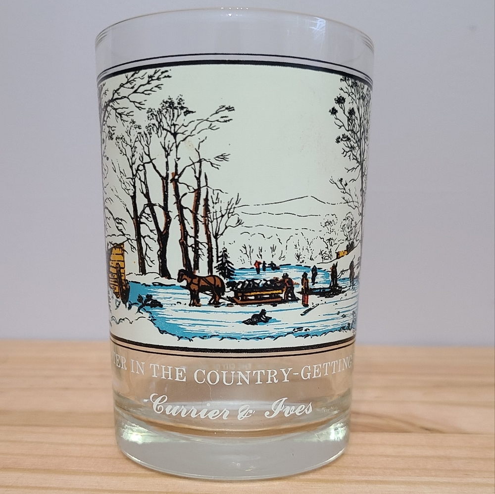 Vintage Currier and Ives Winter in the Country - Getting Ice Collectors …